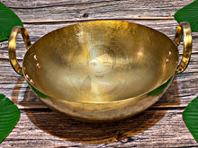 Load image into Gallery viewer, Brass Pan /  กระทะทองเหลือง 2 หู ขนาดเส้นผ่าศูนย์กลาง 9.5”
